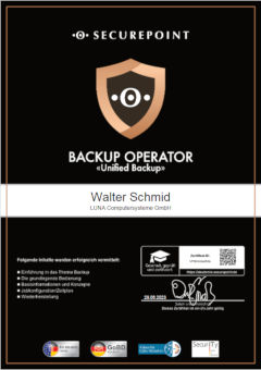 Securepoint Backup-Operator